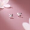 S999 Sterling Silver Cute And Sweet Little Crab Stud Earrings